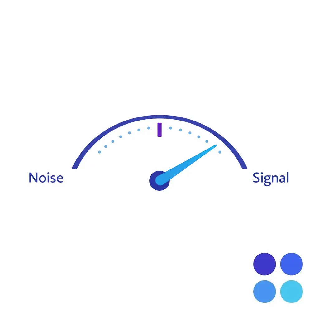 A dial balances noise and signal to reduce false escalations and missed urgent events.