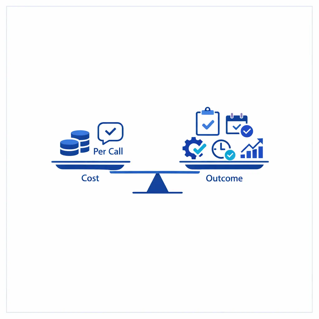 A balanced scale compares vendor cost against qualified intakes and signed-matter outcomes.