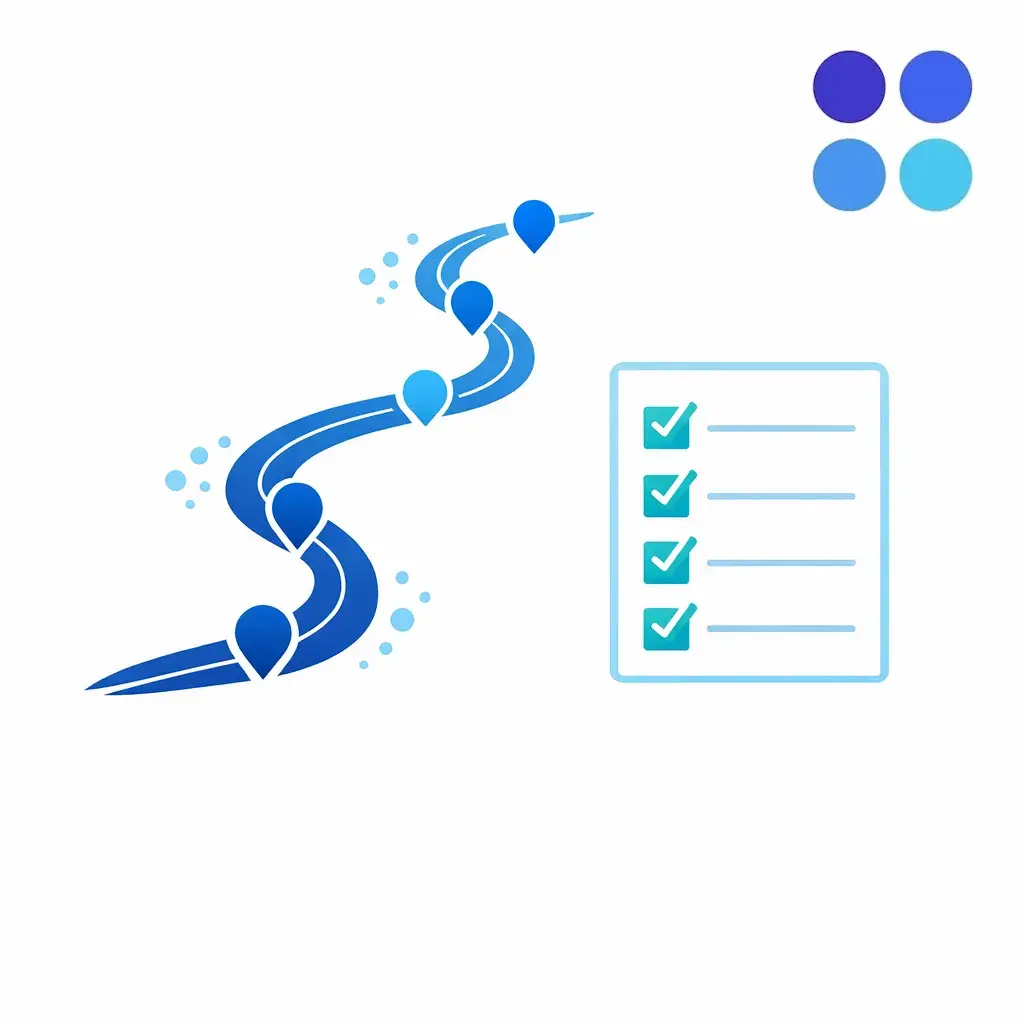 A checklist road with milestones depicts the steps to launch an SLA-driven BPO program and scale safely.