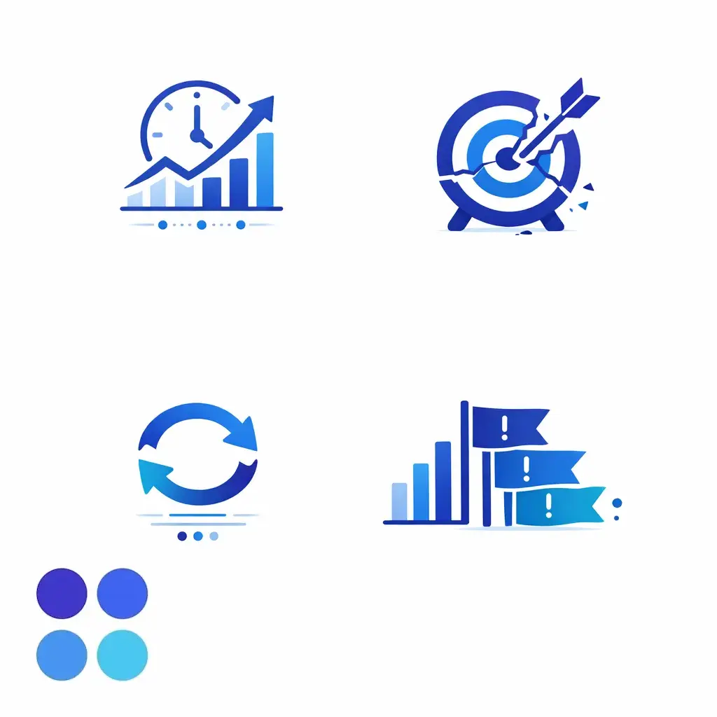 A compact visual dashboard highlights rising response times, repeat contacts, missed SLAs, and escalation spikes.