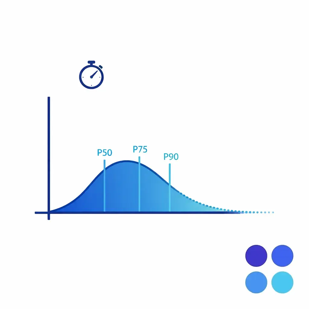 A percentile chart highlights how a long tail in response time harms lead outcomes.