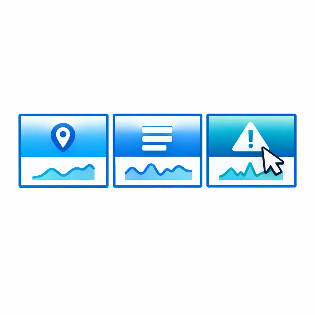 Dashboard tiles highlight location, queue, and exception trends for action.