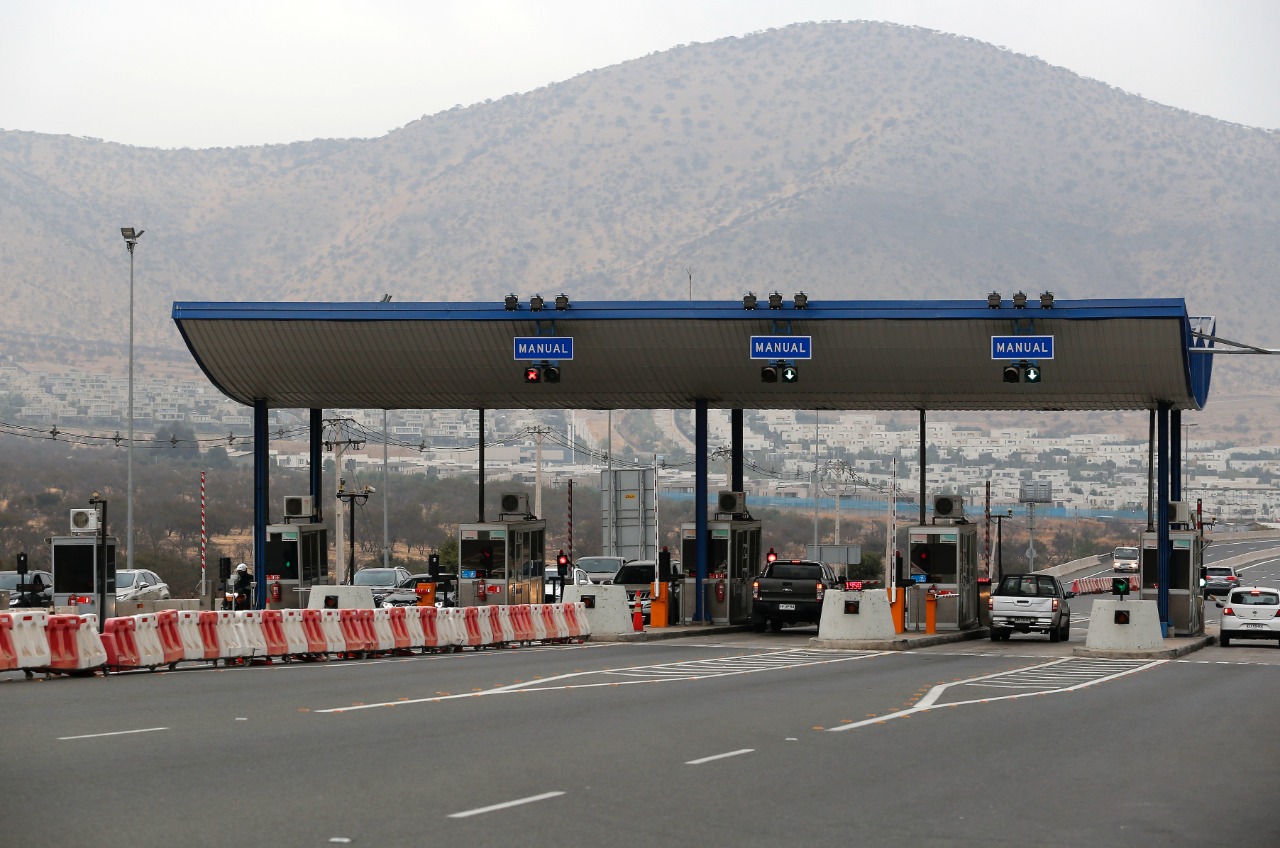 Imagen de referencia de un peaje en la carretera 5 Norte