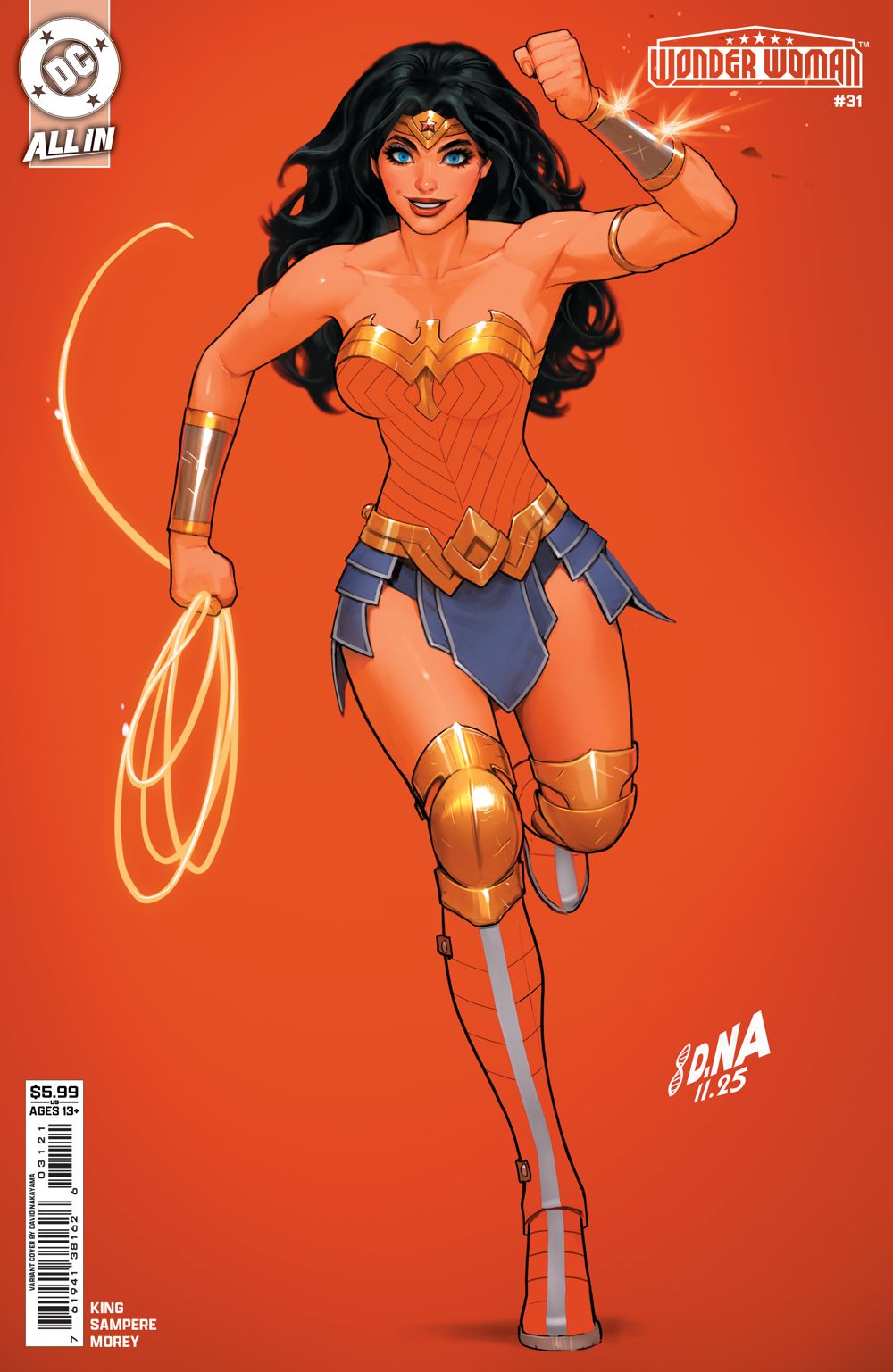 Wonder Woman #31 (Cover B David Nakayama Card Stock Variant)