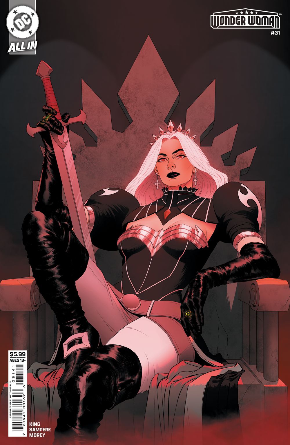 Wonder Woman #31 (Cover D Mattia De Iulis Card Stock Variant)