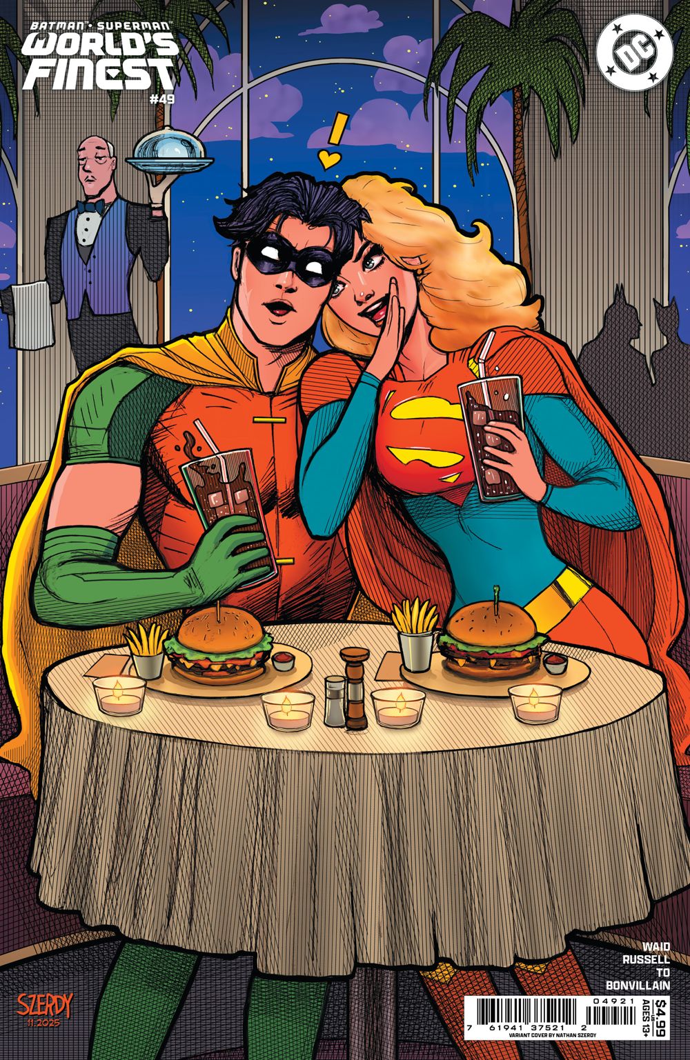 Batman Superman World's Finest #49 (Cover B Nathan Szerdy Card Stock Variant)