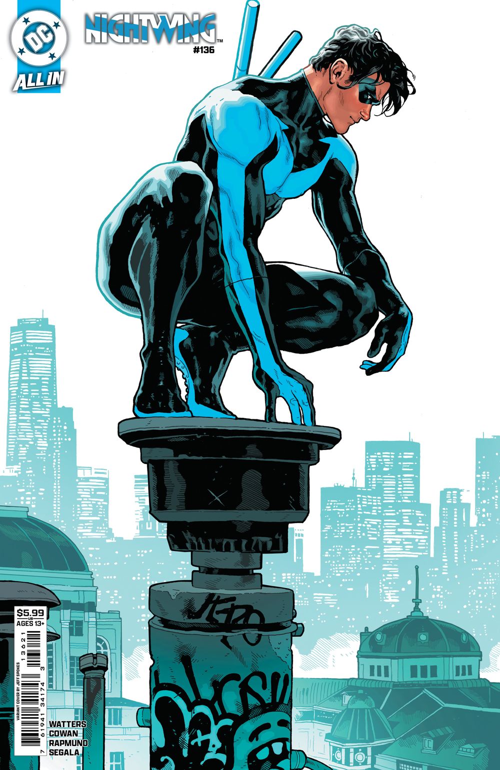 Nightwing #136 (Cover B Jeff Spokes Card Stock Variant)