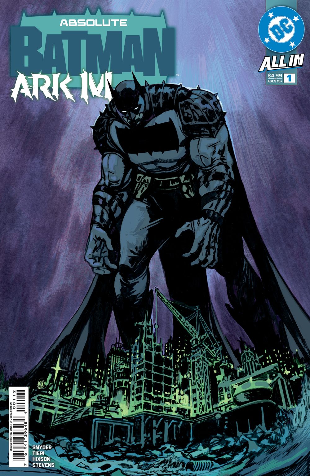 Absolute Batman Ark-M Special #1 (One Shot)(2nd Printing Cover A Joshua Hixson)