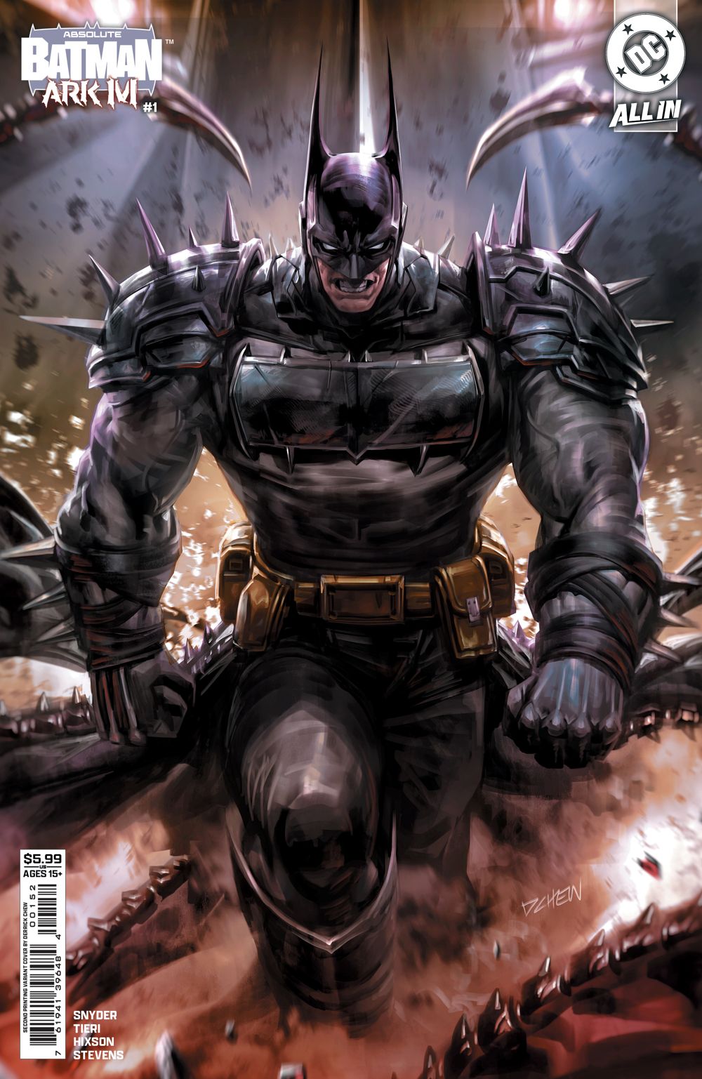 Absolute Batman Ark-M Special #1 (One Shot)(2nd Printing Cover B Derrick Chew Card Stock Variant)