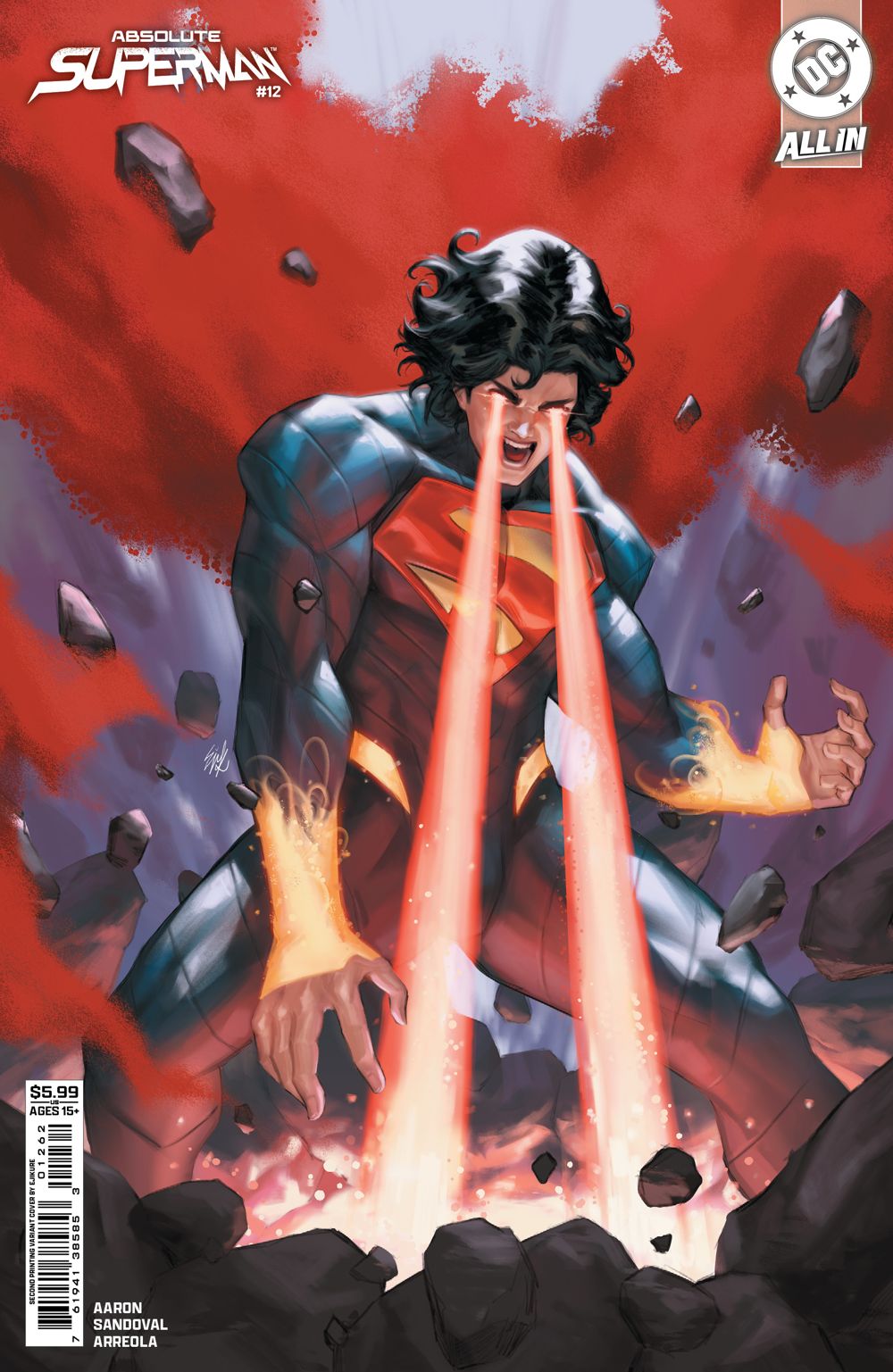 Absolute Superman #12 (2nd Printing Cover B Ejikure Card Stock Variant)