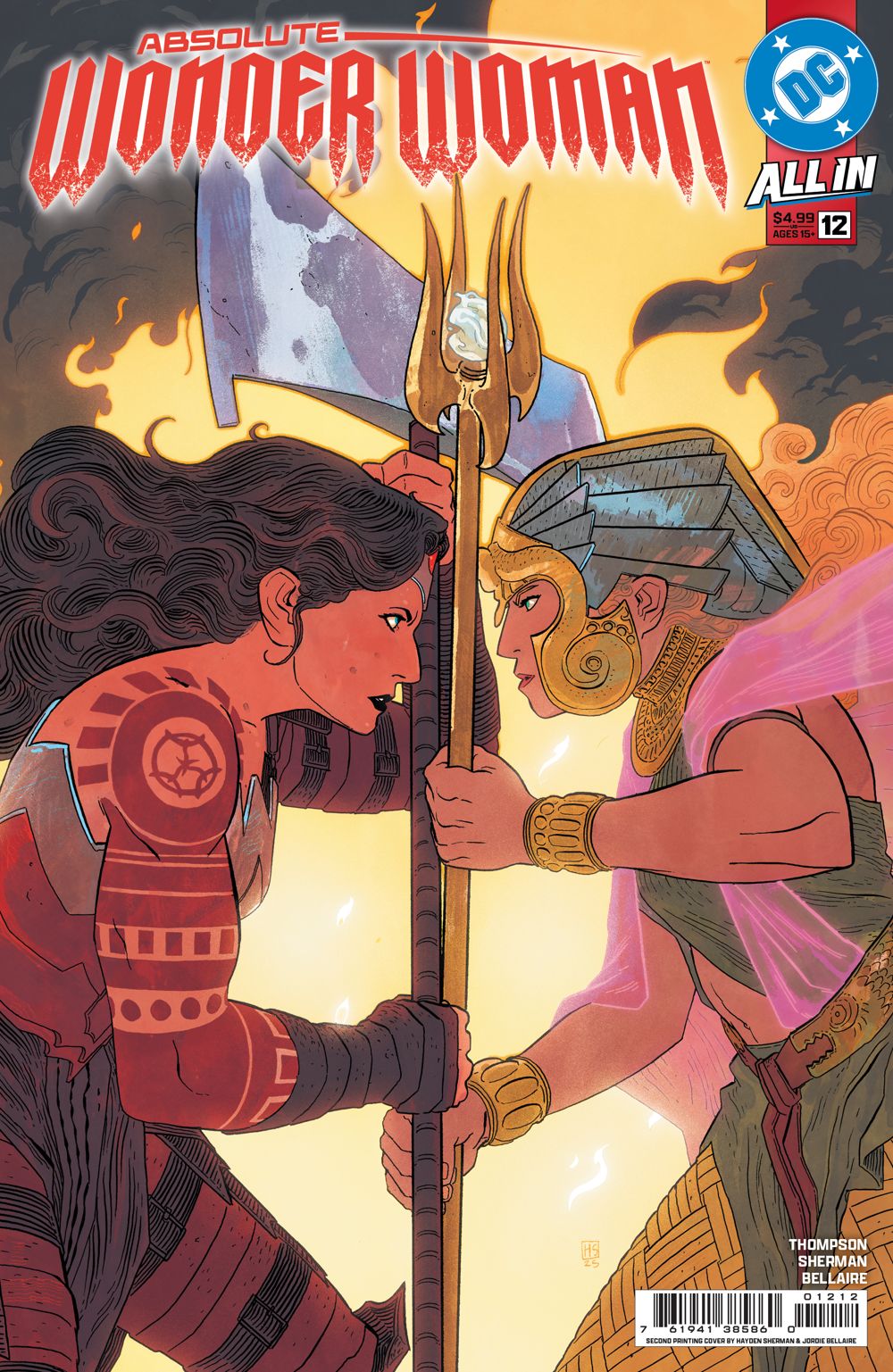 Absolute Wonder Woman #12 (2nd Printing Cover A Hayden Sherman)