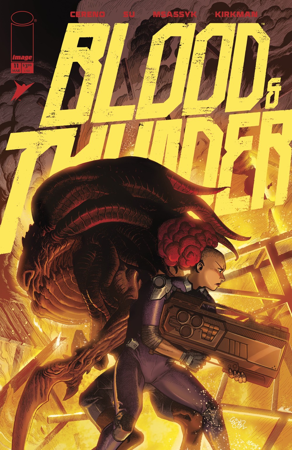 Blood And Thunder #11 (Cover A E.J. Su & Michele Msassyk Assarasakorn)