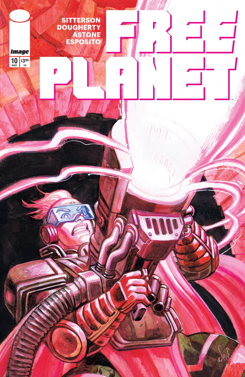 Free Planet #10 (Cover B Jed Dougherty)