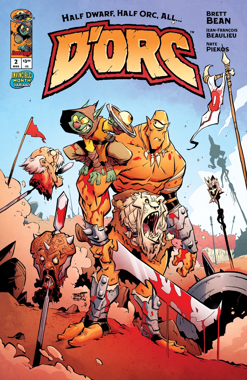 D’orc #2 (Cover C Brett Bean Invincible Team-Up Variant)