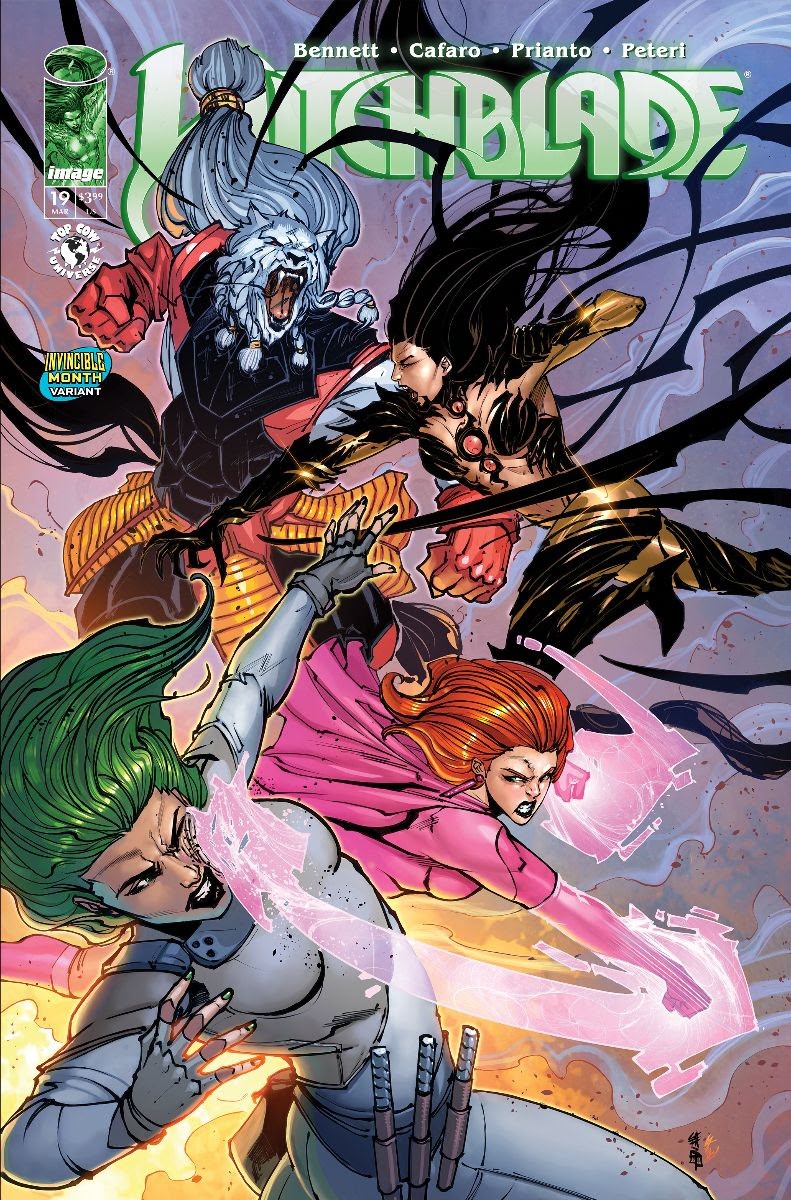 Witchblade #19 (Cover E Guiseppe Cafaro & Arif Prianto Invincible Team-Up Variant)