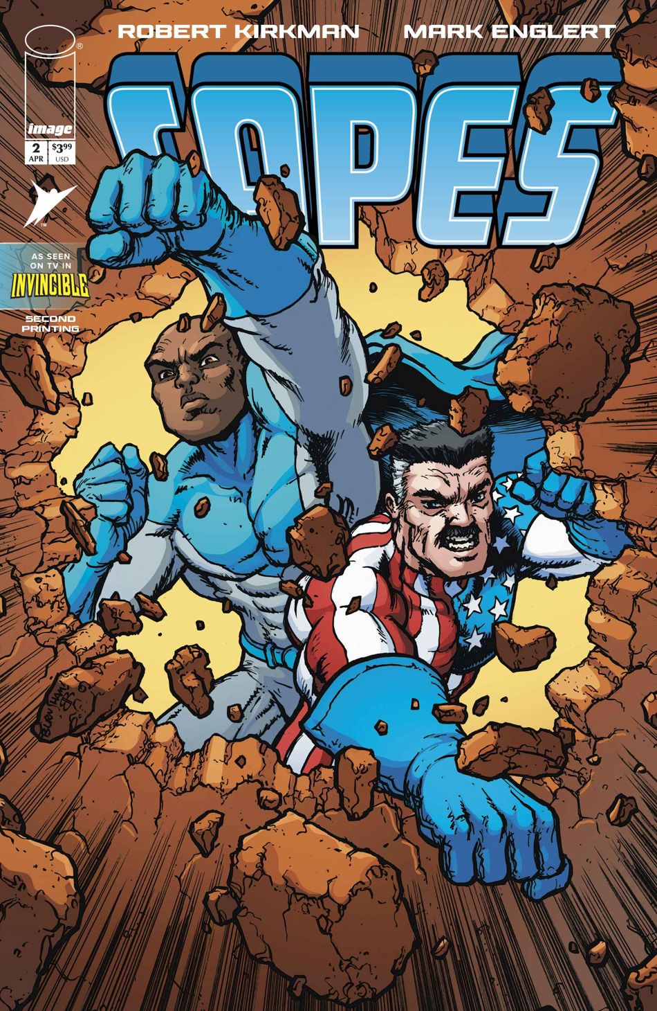 Capes #2 (2nd Printing Cover A Ryan Ottley & Dave McCaig)(Invincible Universe)