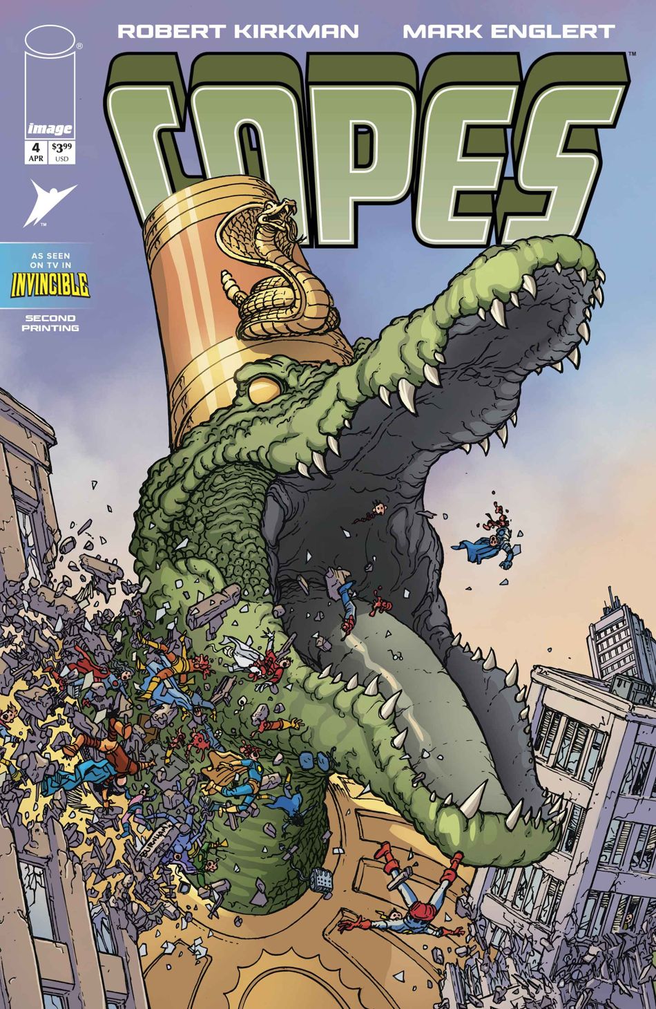 Capes #4 (2nd Printing Cover A Ryan Ottley & Dave McCaig)(Invincible Universe)