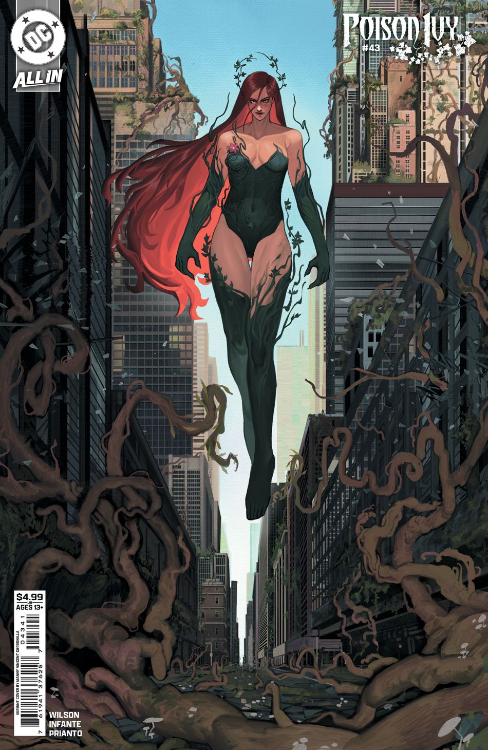 Poison Ivy #43 (Cover D Manny Vincent Carbonilla Card Stock Variant)