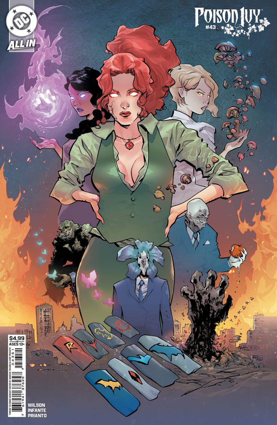 Poison Ivy #43 (Cover E Marcio Takara Things To Come Card Stock Variant)