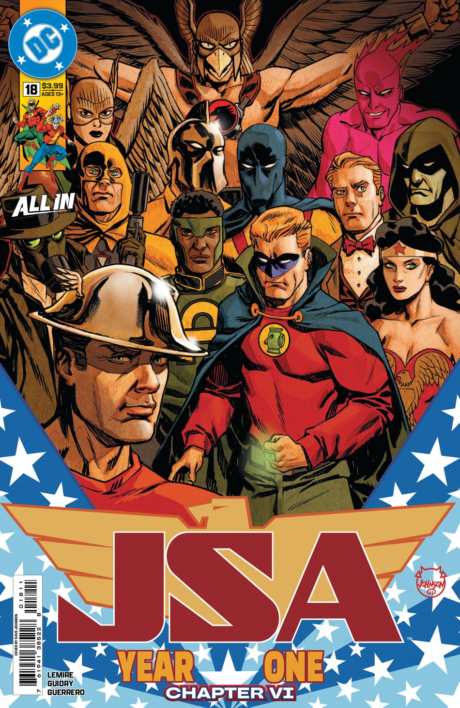 JSA #18 (Cover A Dave Johnson)