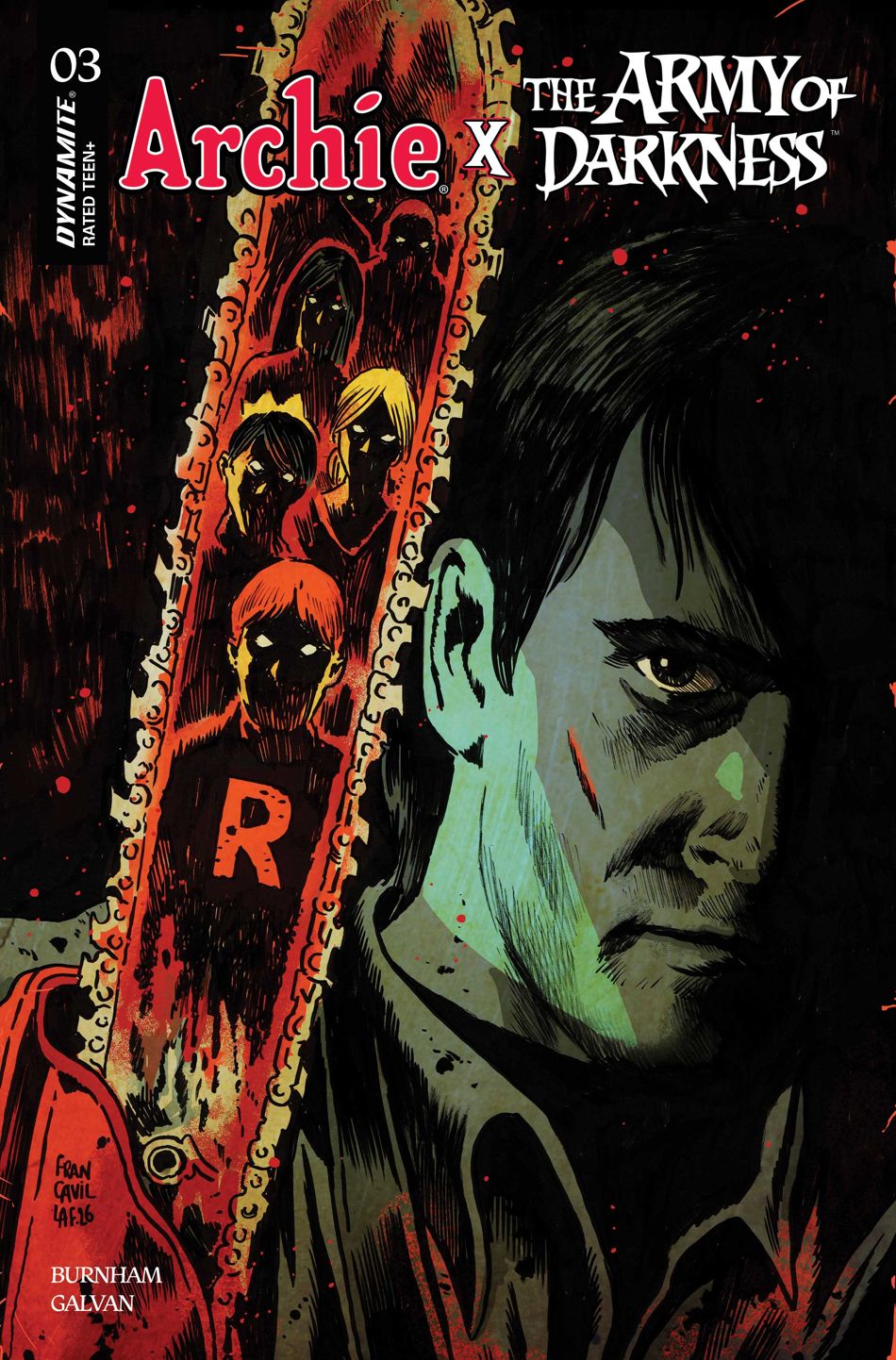 Archie x Army Of Darkness #3 (Cover A Francesco Francavilla)(find on eBay)