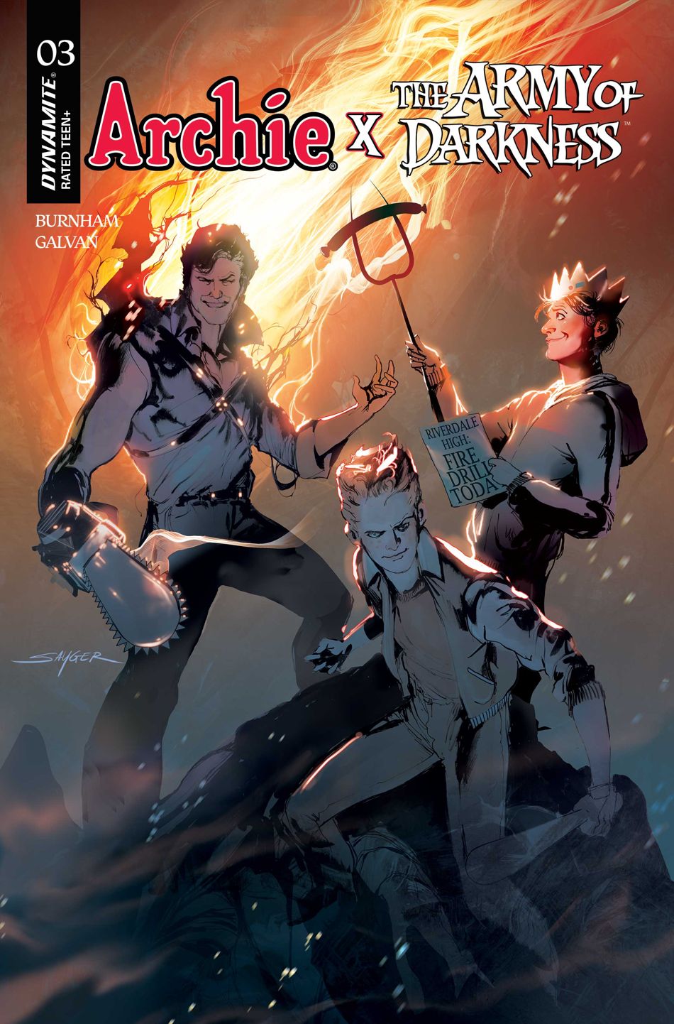 Archie x Army Of Darkness #3 (Cover E Stuart Sayger)(find on eBay)