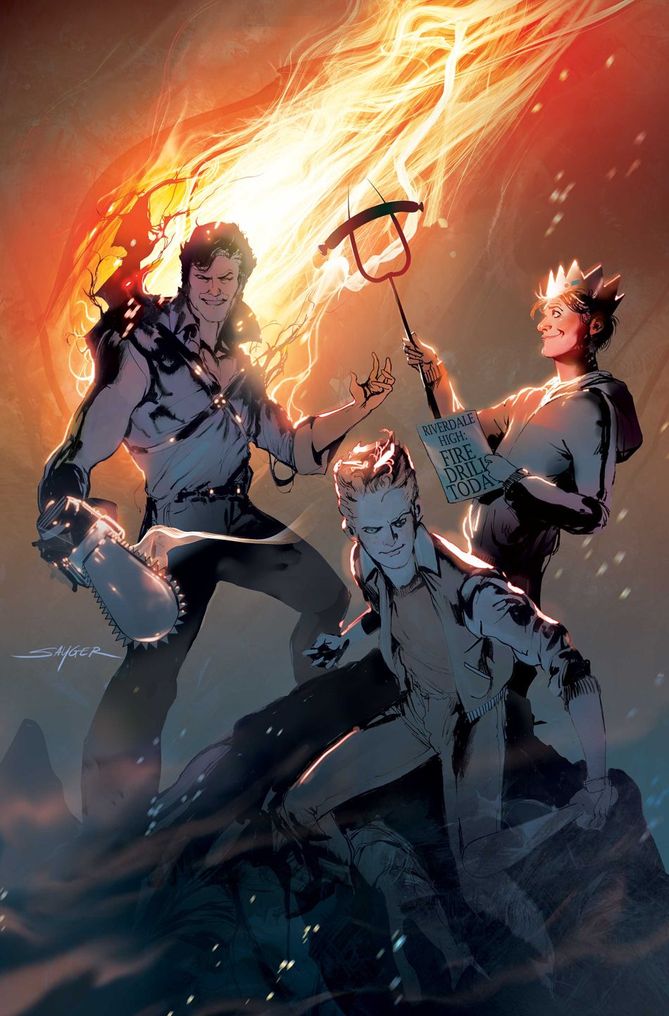 Archie x Army Of Darkness #3 (Cover F Stuart Sayger Full Art Variant)(find on eBay)