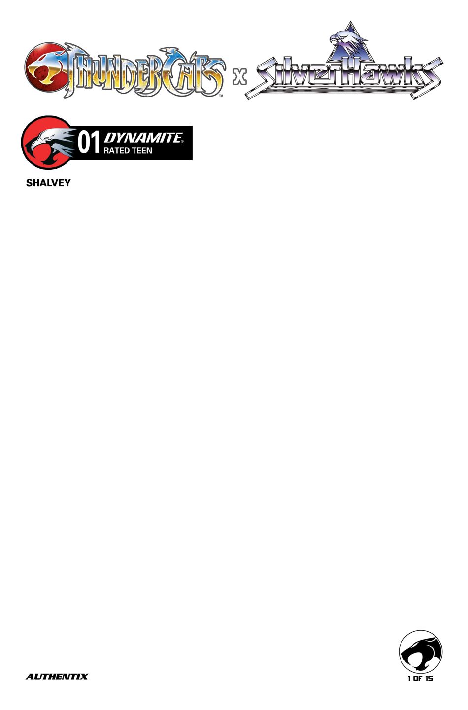ThunderCats x SilverHawks #1 (Cover F Blank Authentix Variant)(find on eBay)