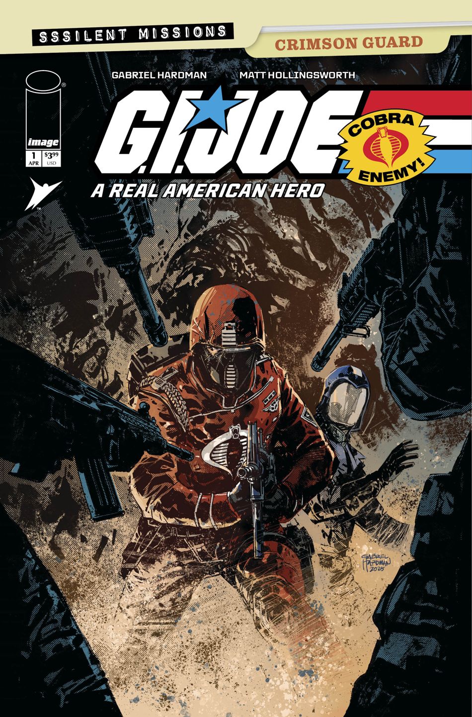 G.I. Joe A Real American Hero Sssilent Missions Crimson Guard #1 (One Shot)(Cover A Gabriel Hardman)