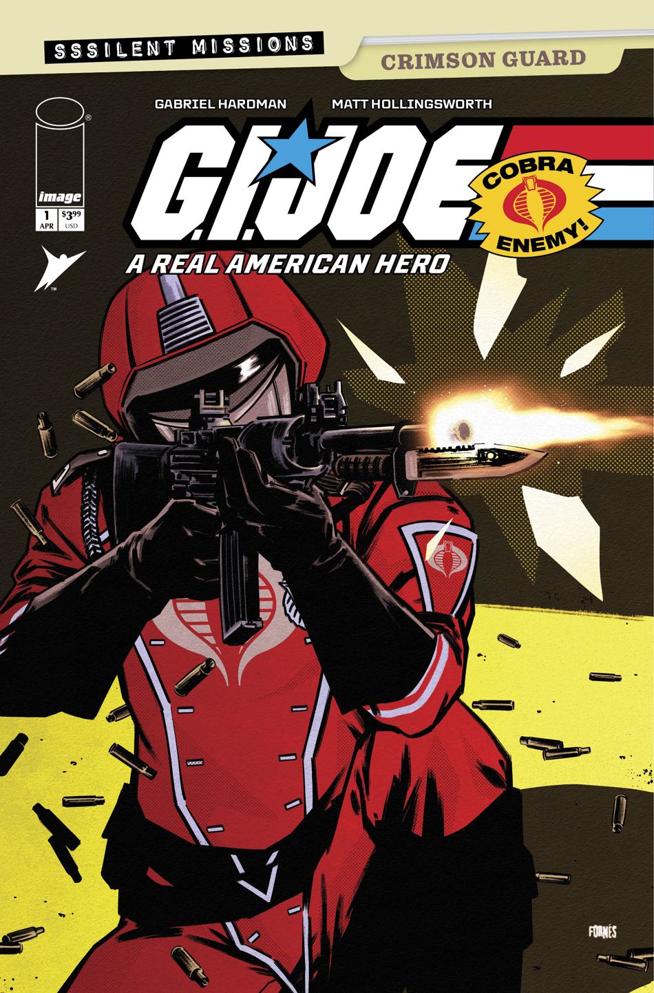 G.I. Joe A Real American Hero Sssilent Missions Crimson Guard #1 (One Shot)(Cover B Jorge Fornes)
