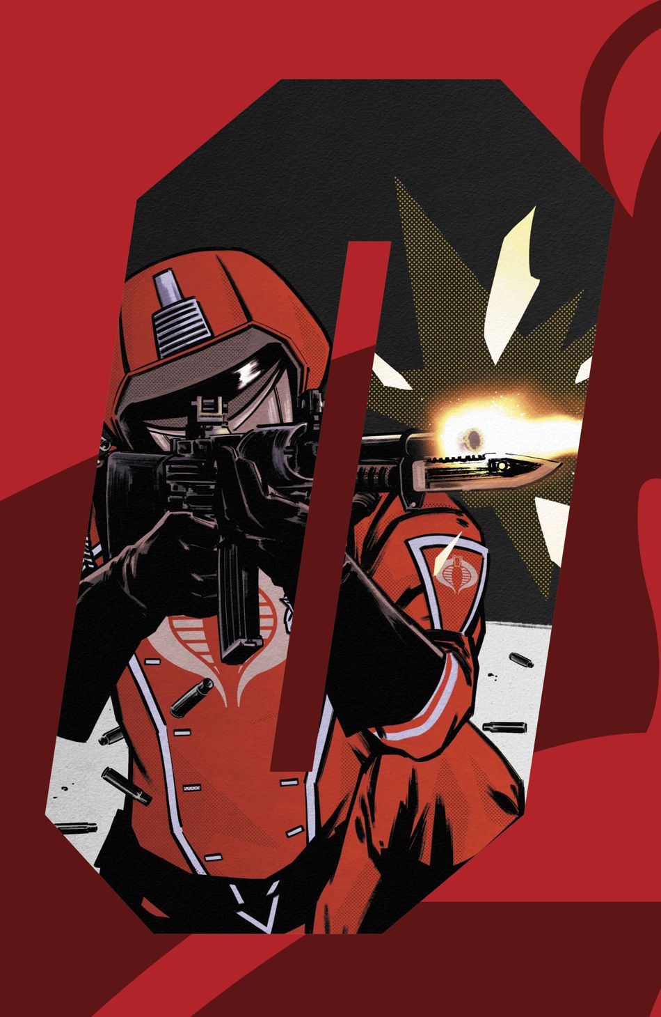 G.I. Joe A Real American Hero Sssilent Missions Crimson Guard #1 (One Shot)(Cover D Jorge Fornes Connecting Foil Variant)
