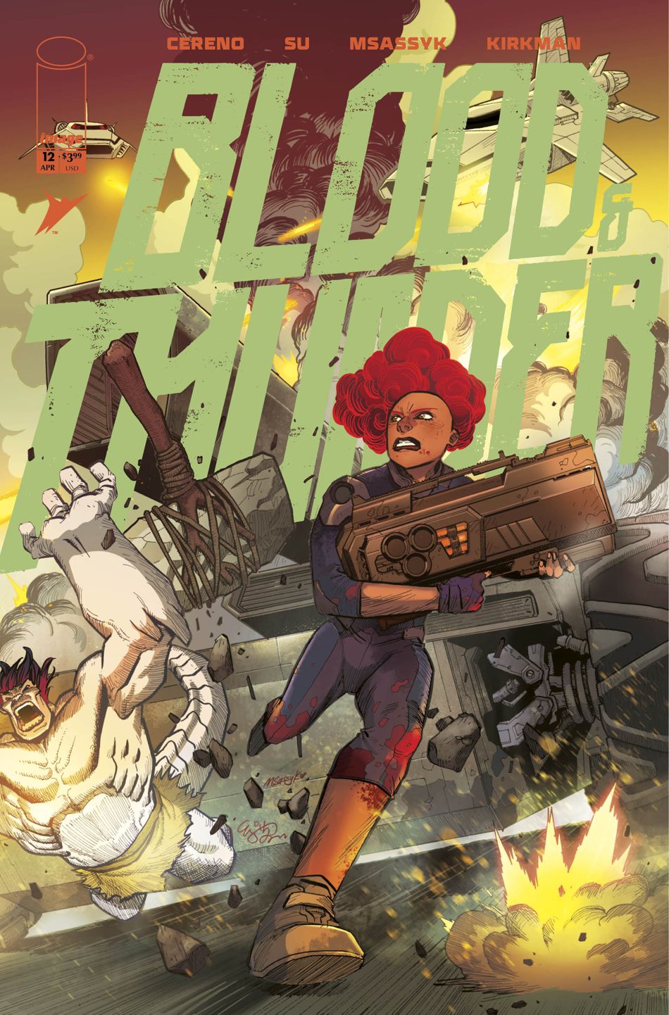Blood And Thunder #12 (Cover A E.J. Su & Michele Msassyk Assarasakorn)