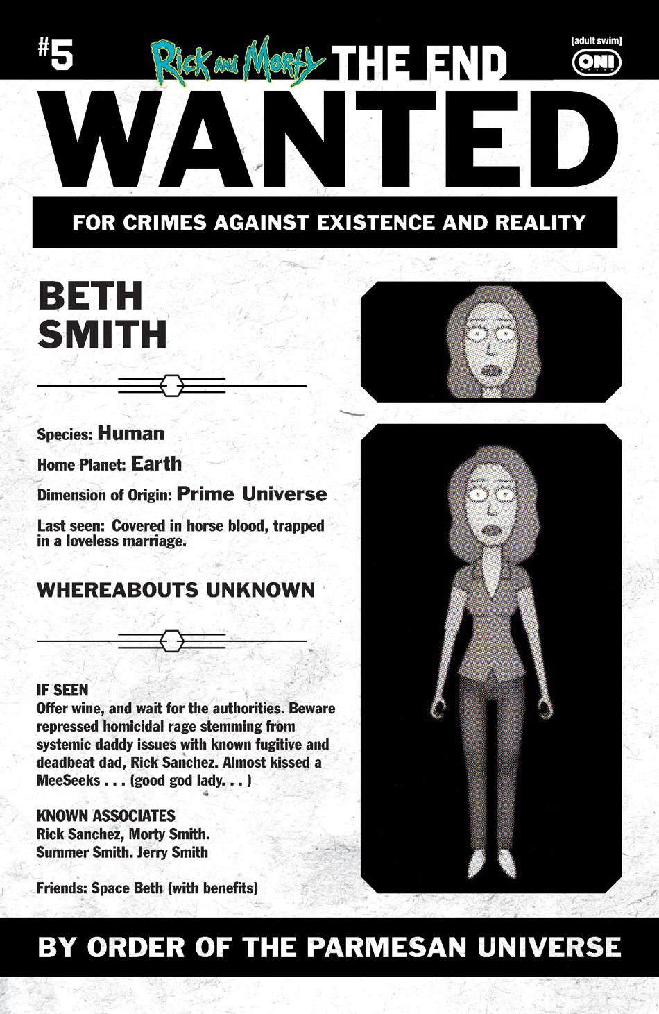 Rick And Morty The End #5 (Of 6)(Cover C Phil Murphy Most Wanted Variant)