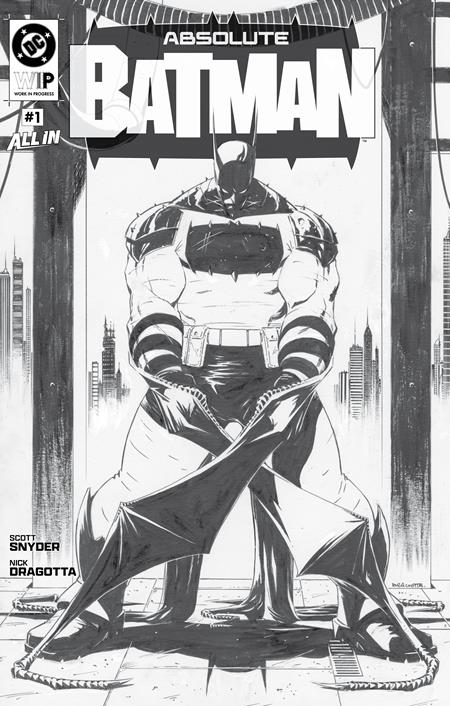 DC W.I.P. Absolute Batman #1 (Cover A Nick Dragotta)