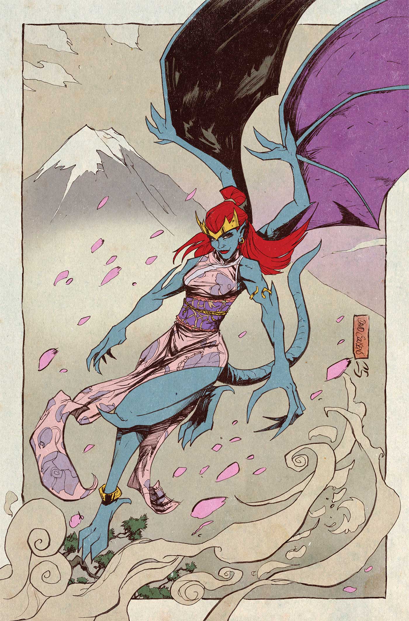 Gargoyles Demona #5 (Cover H David Cousens Full Art Variant)