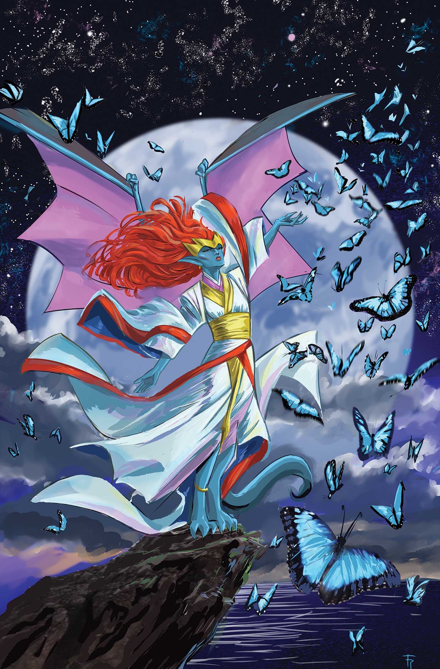 Gargoyles Demona #5 (Cover I Frank Paur Full Art Variant)