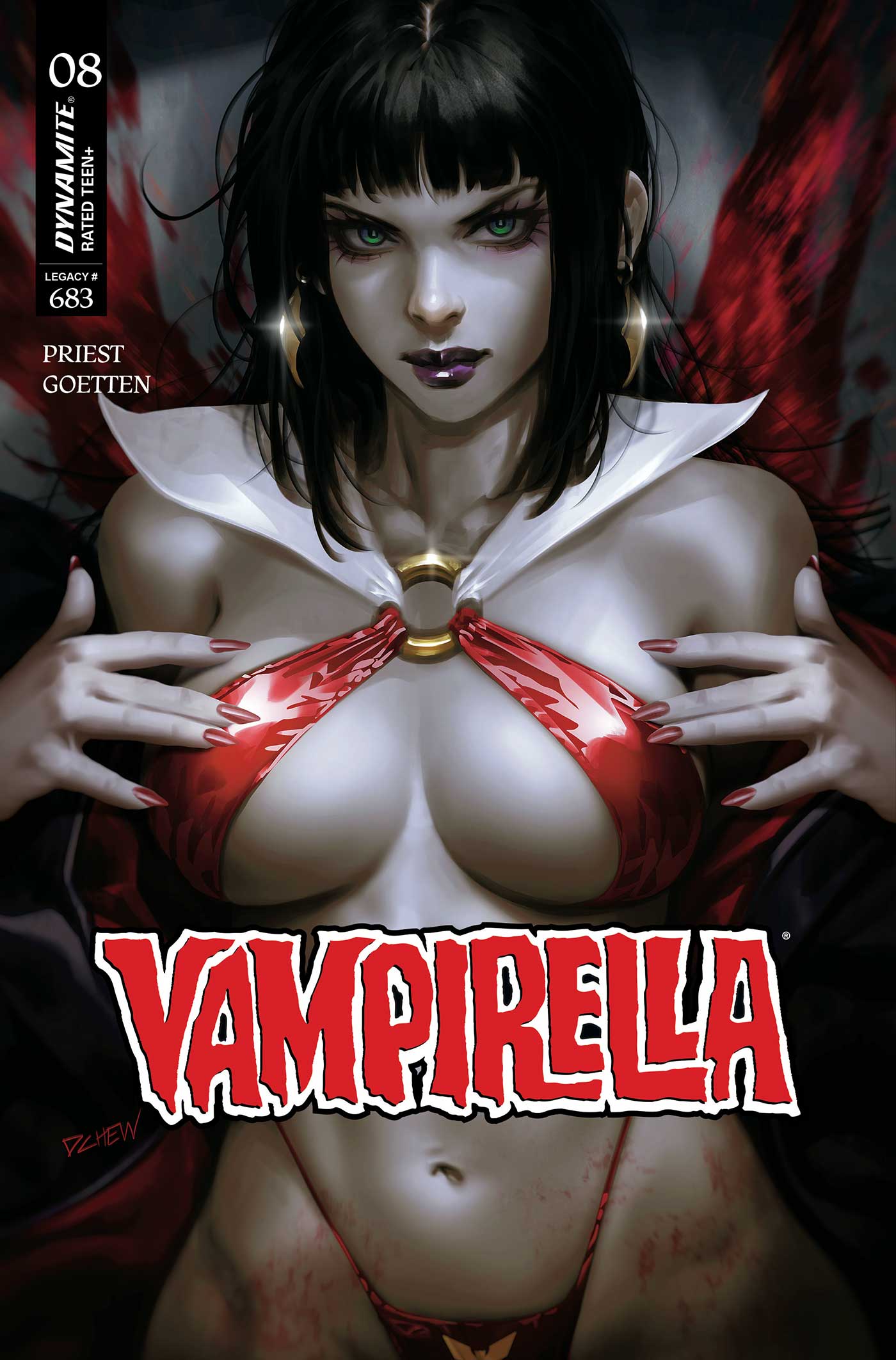 Vampirella Volume 7 #8 (Cover B Derrick Chew)