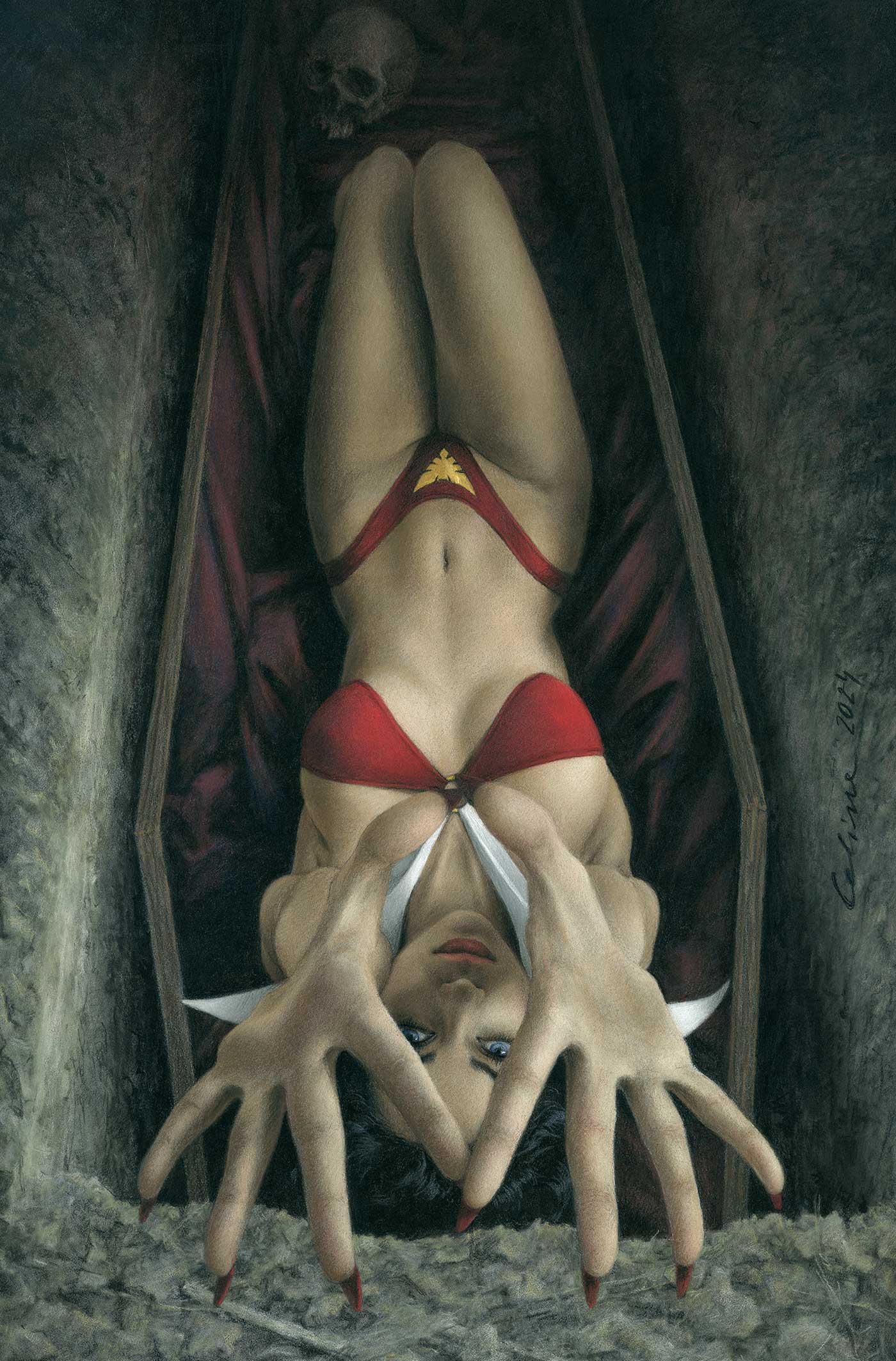 Vampirella Volume 7 #8 (Cover K Celina Full Art Variant)