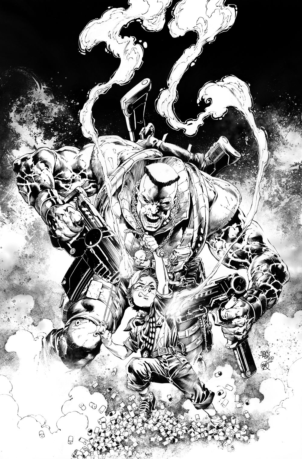 Hyde Street #10 (Cover F Ivan Reis Youngblood Team-Up Black & White Full Art Variant)