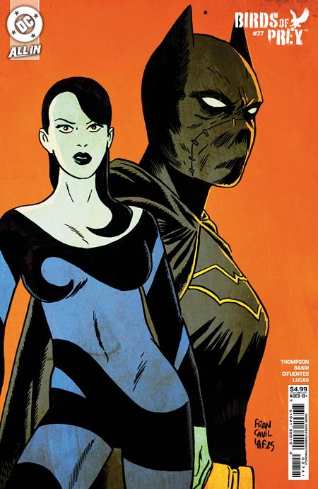 Birds Of Prey #27 (Cover D Francesco Francavilla Card Stock Variant)