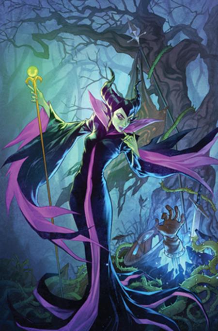 Disney Villains Maleficent #2 (Cover G Ellery Santos Full Art Variant)