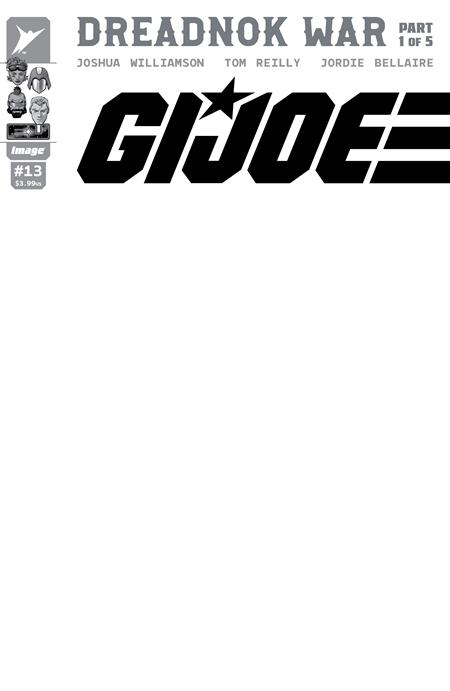 G.I. Joe #13 (Cover G Blank Variant)