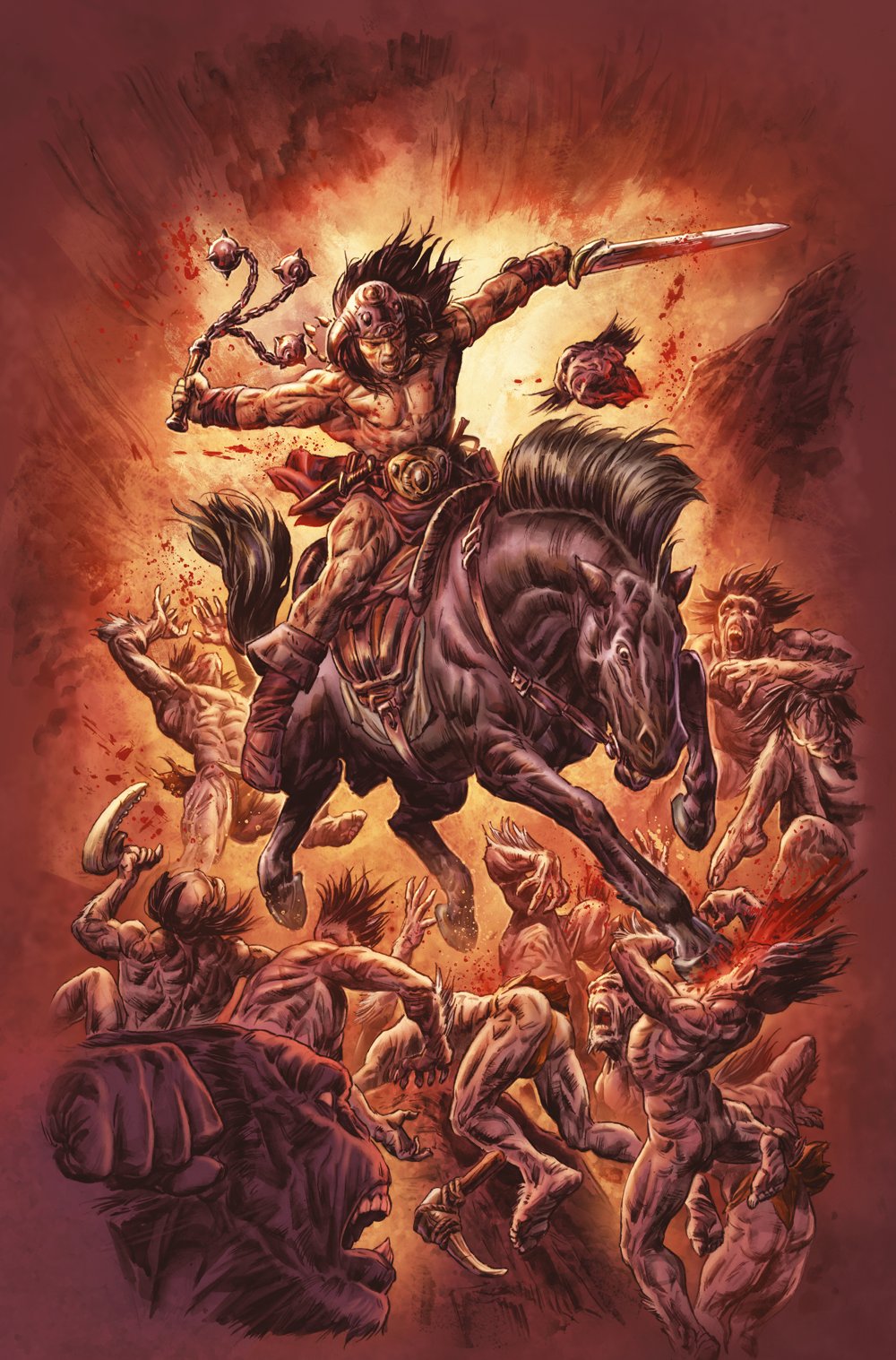 Conan The Barbarian #27 (Cover E Doug Braithwaite Full Art Variant)
