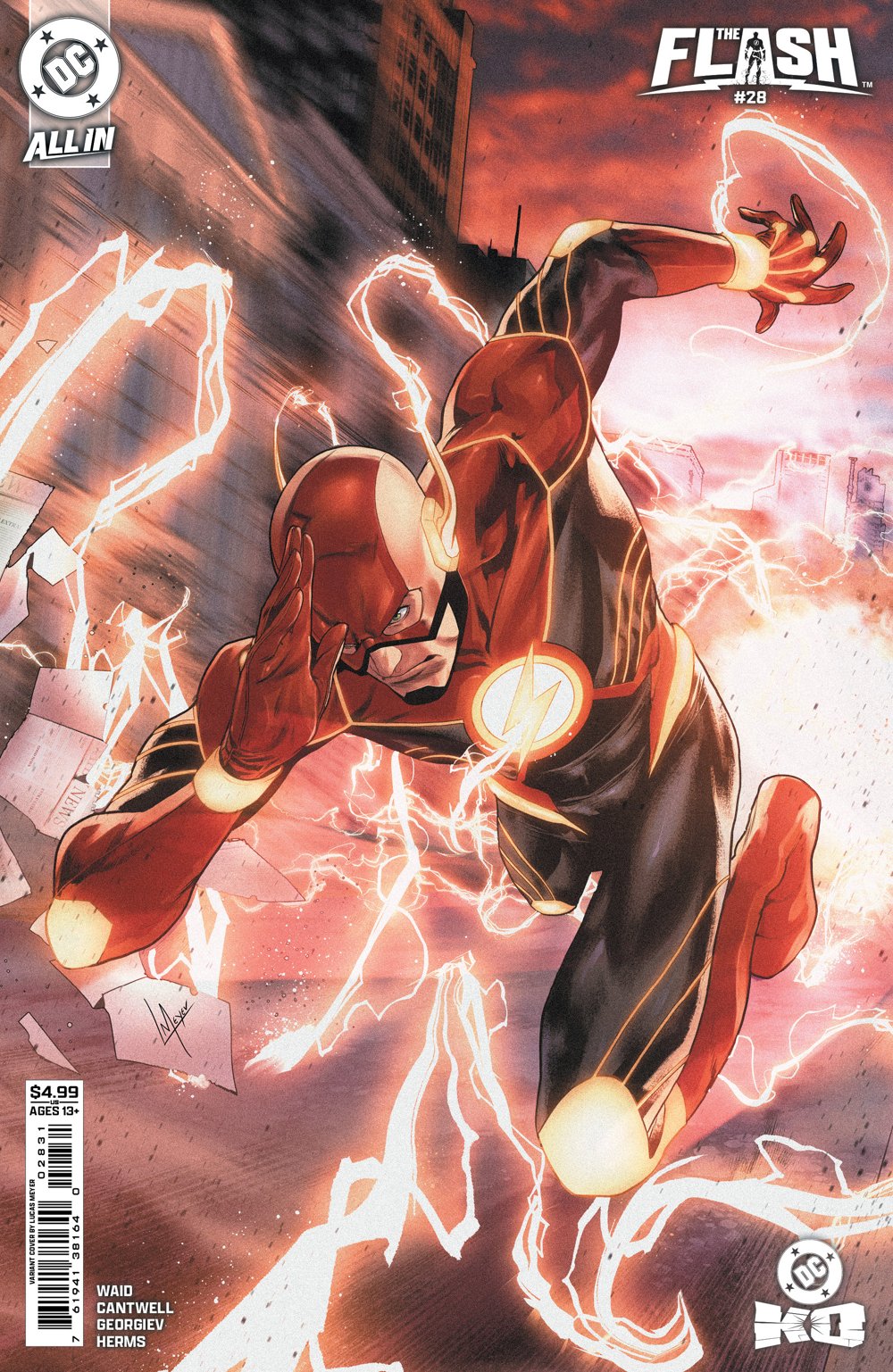 Flash #28 (Cover E Lucas Meyer Card Stock Variant)(DC K.O.)