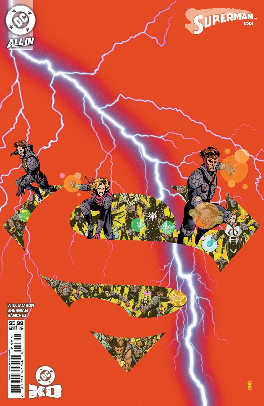 Superman #33 (Cover E Jorge Fornes Card Stock Variant)(DC K.O.)