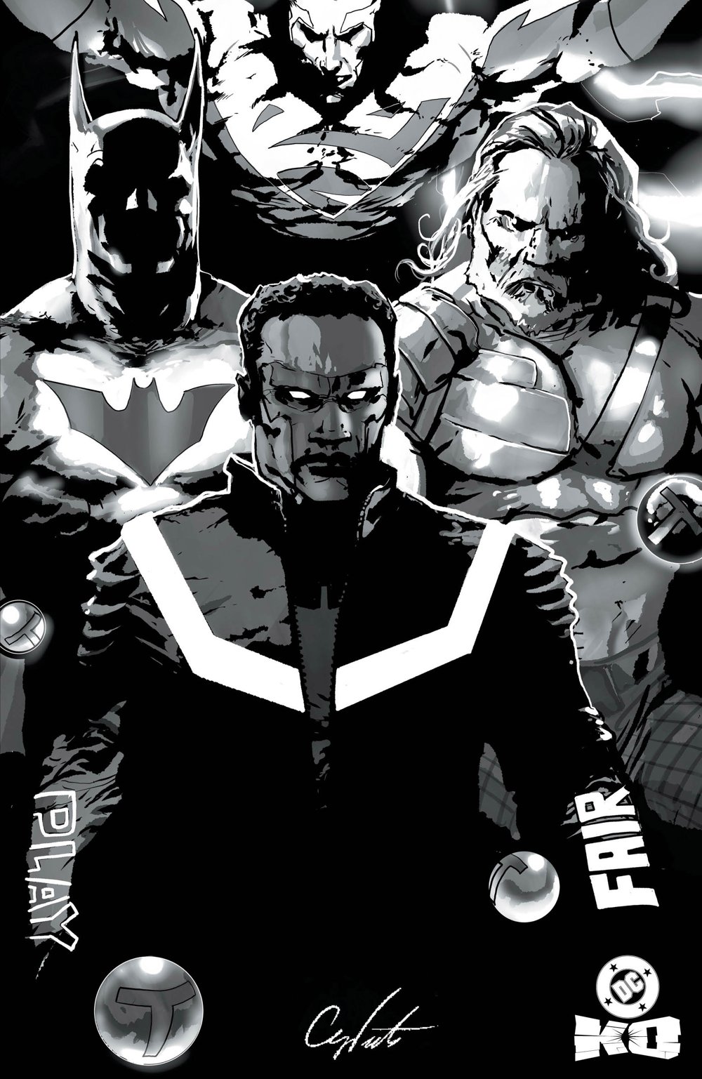 Justice League Unlimited #14 (Cover E Stevan Subic Glow-In-The-Dark Variant)(DC K.O.)