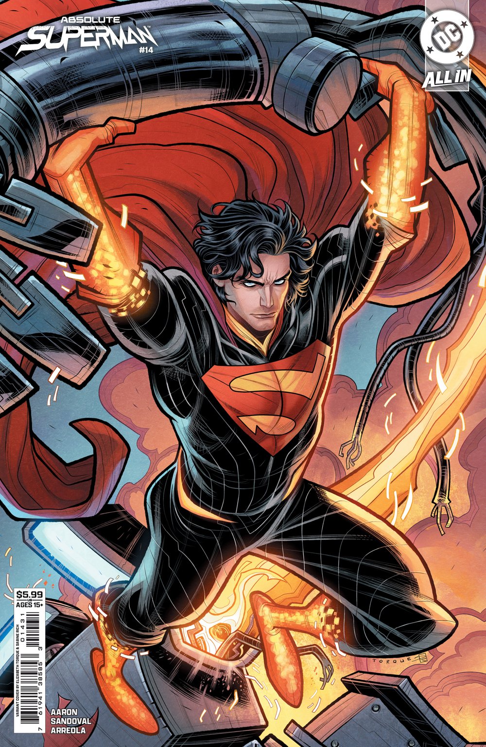 Absolute Superman #14 (Cover C Elizabeth Torque Card Stock Variant)