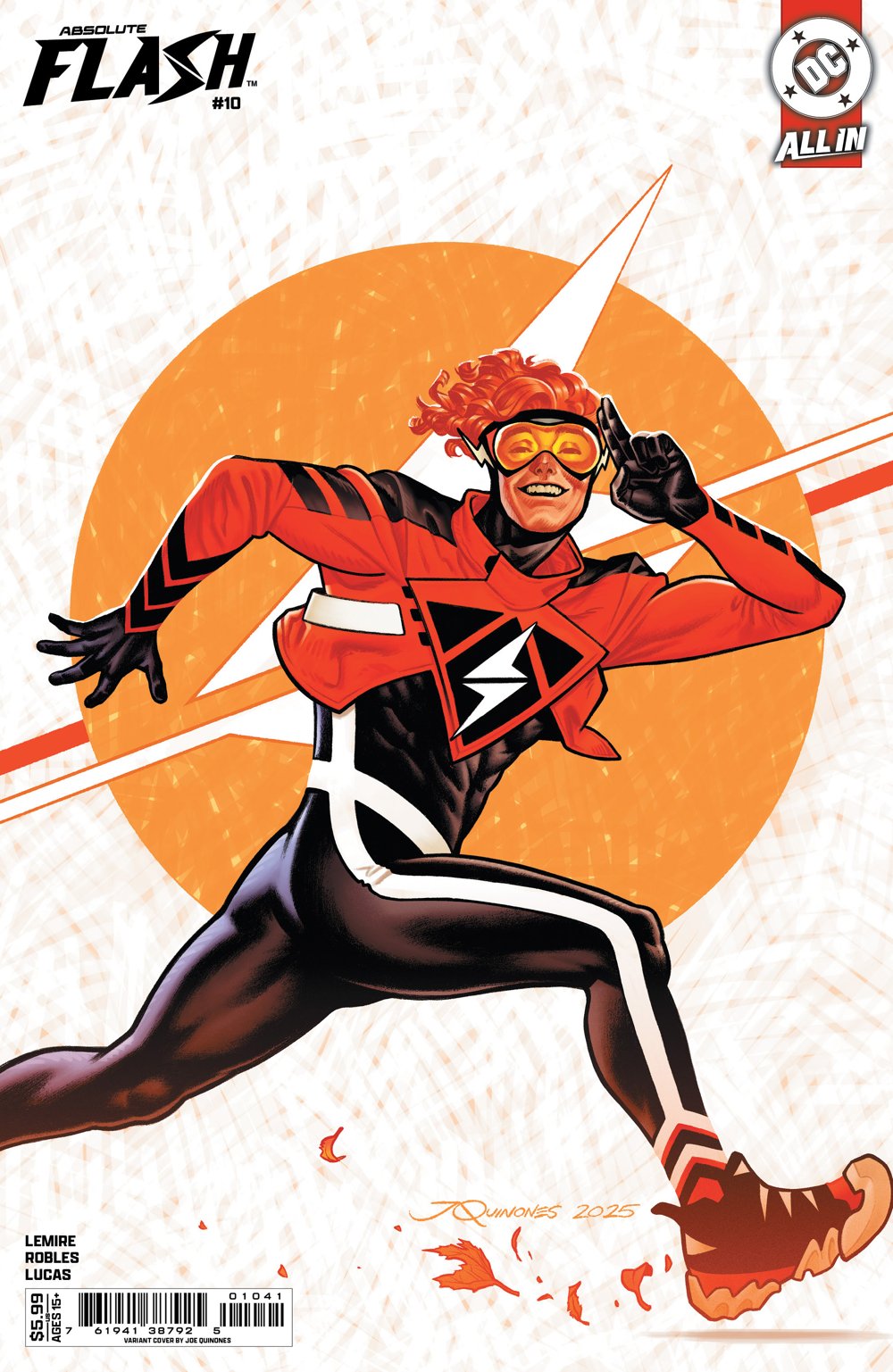 Absolute Flash #10 (Cover D Joe Quinones Card Stock Variant)