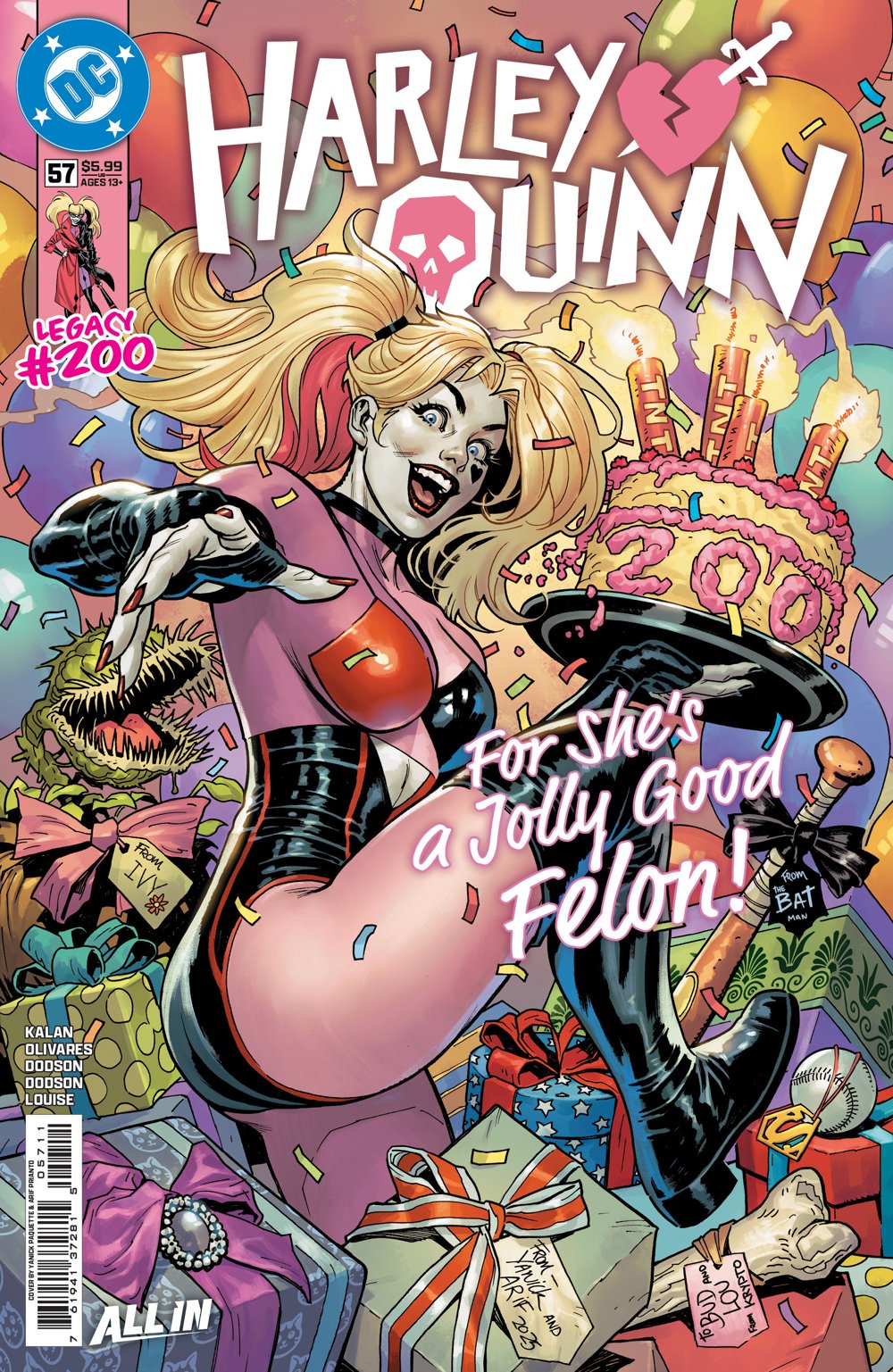 Harley Quinn #57 (Cover A Yanick Paquette)(#200)
