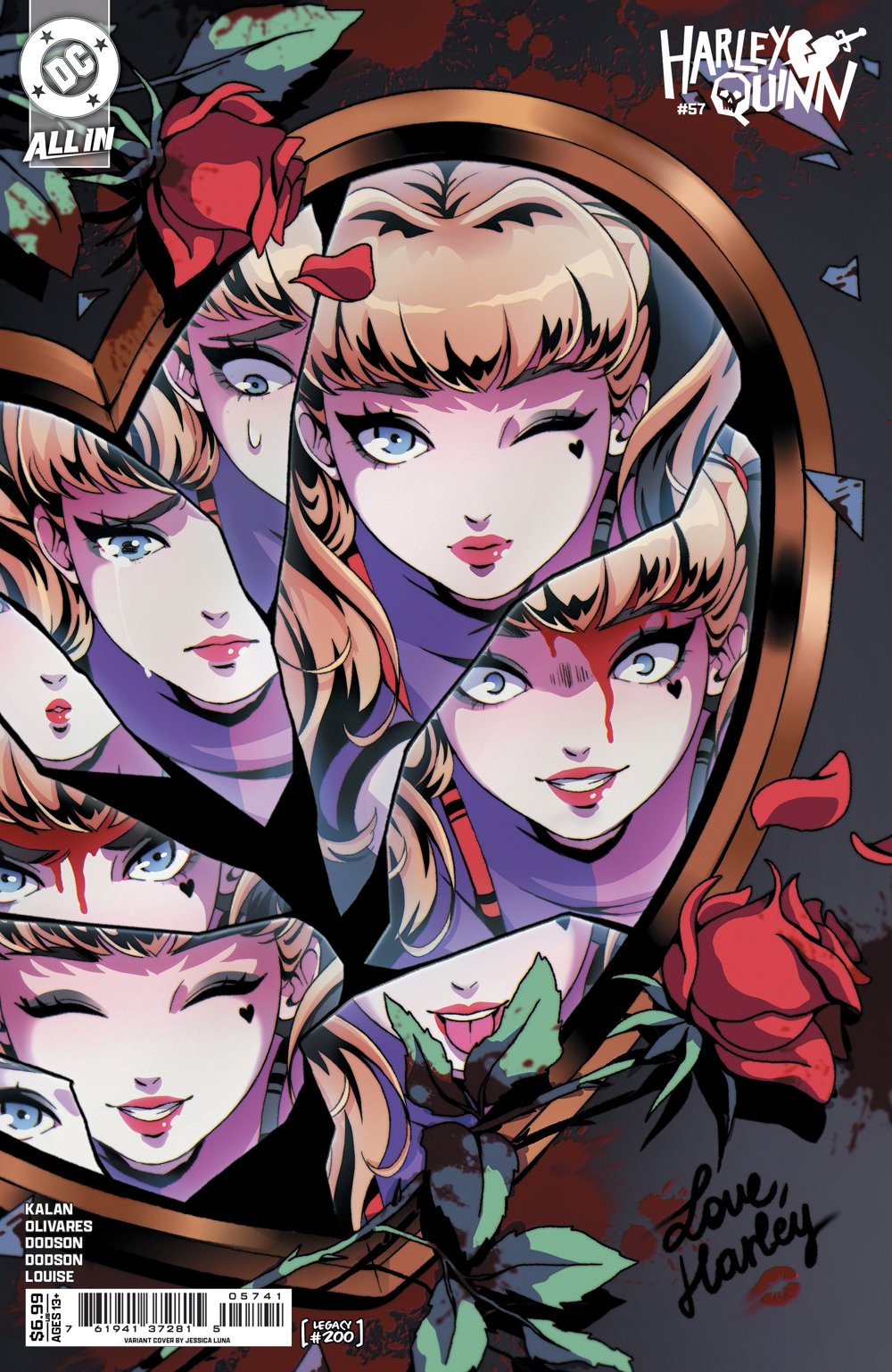 Harley Quinn #57 (Cover D Jessica Luna Card Stock Variant)(#200)